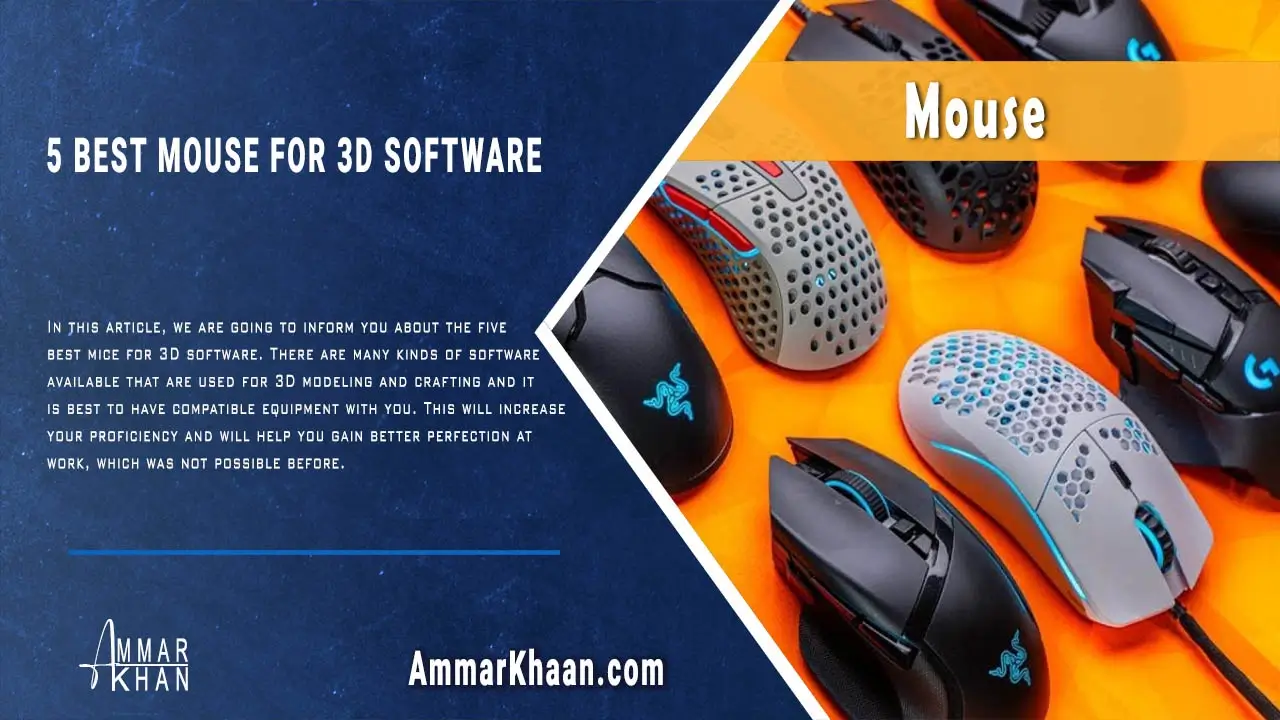 5 BEST MousE FOR 3D SOFTWARE